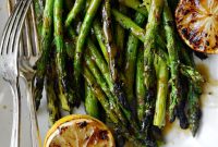 Grilled Asparagus with Balsamic Honey Dijon Vinaigrette Recipe