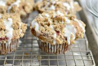 Strawberry Lemon Lavender Crumb Muffins Recipe