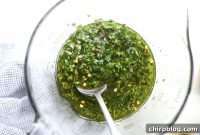 Quick Cilantro Chimichurri Sauce Recipe