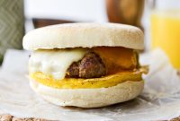 Homemade Sausage, Egg & Cheese Breakfast Sandwich Recipe