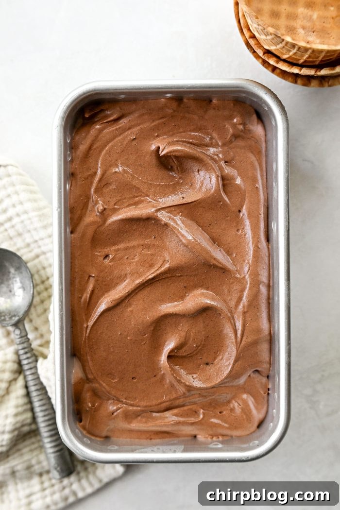 Homemade No-Churn Chocolate Ice Cream Recipe 19 No Churn Chocolate Ice Cream